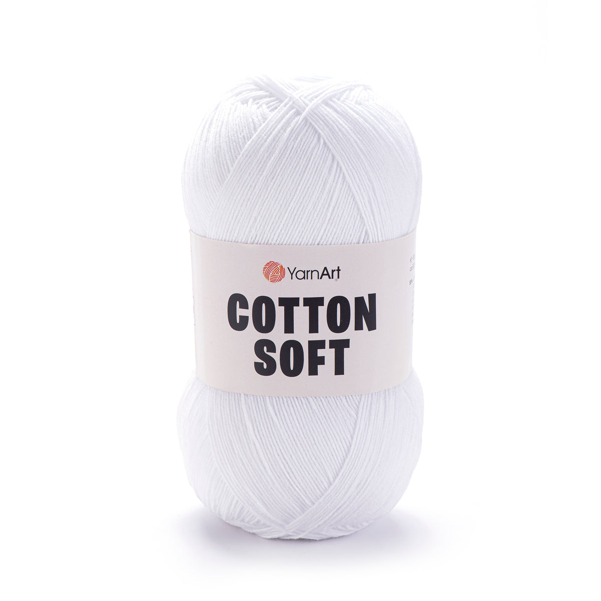 YarnArt Cotton Soft 62 Sudraba – plāna kokvilnas un akrila dzija