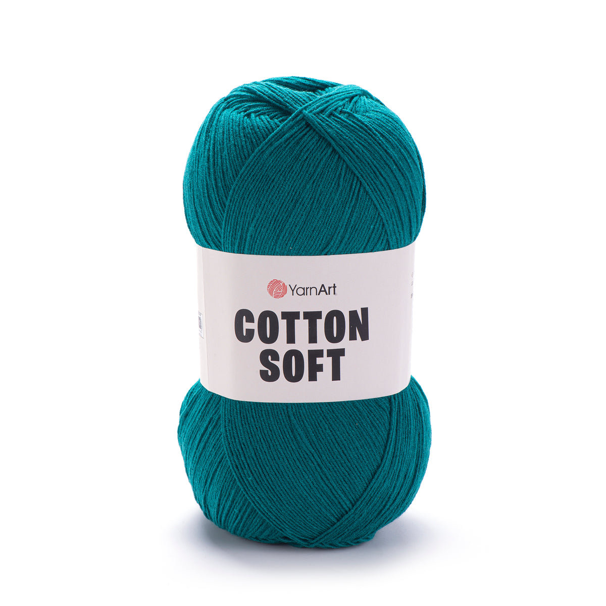 YarnArt Cotton Soft 63 Tumši zilzaļa – plāna kokvilnas un akrila dzija