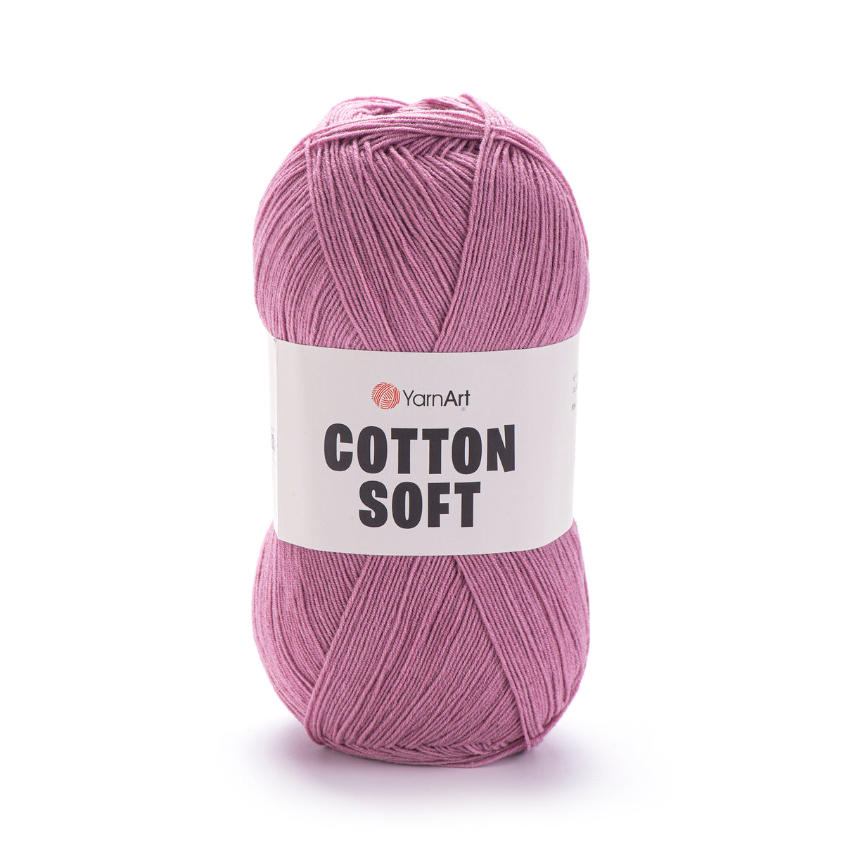 YarnArt Cotton Soft 65 Pelēcīgi violeta – plāna kokvilnas un akrila dzija