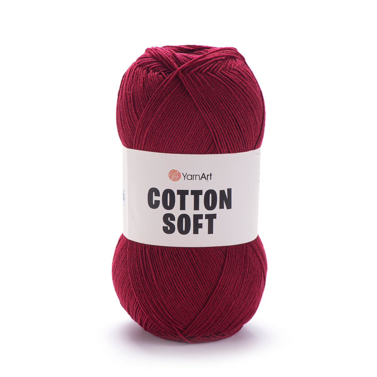 YarnArt Cotton Soft 66 Bordo – plāna kokvilnas un akrila dzija