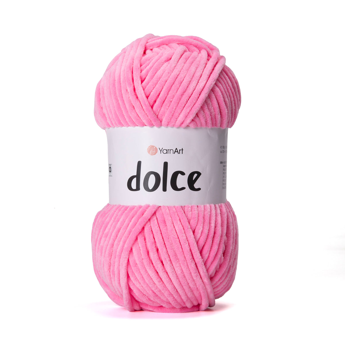 YarnArt Dolce 858 Rožinė – stori pliušiniai siūlai
