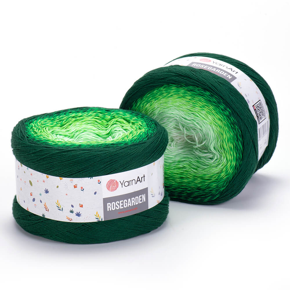 Yarn Art Flowers Rosegarden 304 – 100% Baumwolle, 250 G, 1000 M, Mehrfarbig, Häkel- & Strickgarn