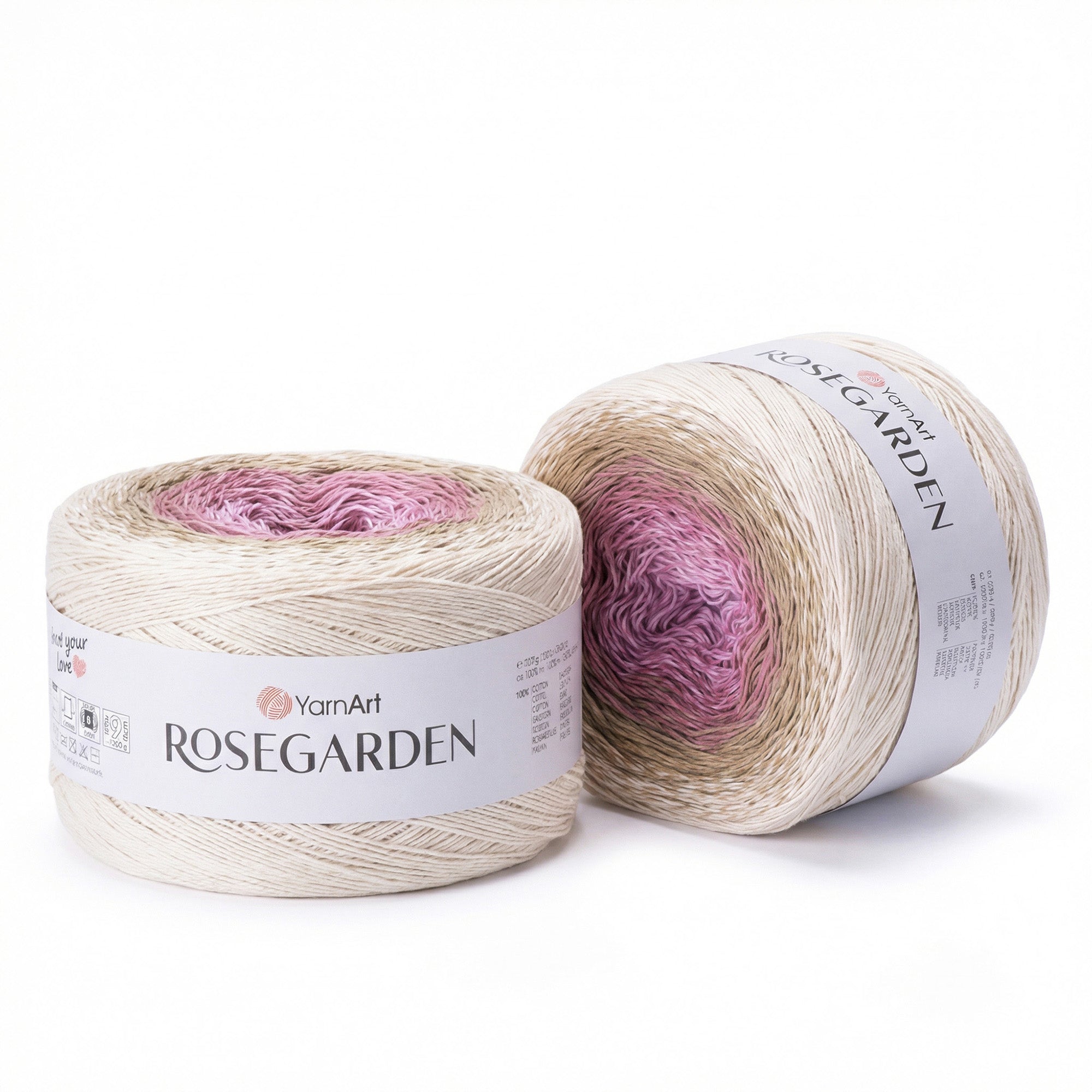 YarnArt Rosegarden – 100% Cotton Gradient Cake Yarn | VILRITA