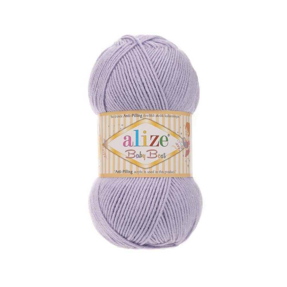 Alize Baby Best 682 Lavender – bamboo acrylic baby yarn
