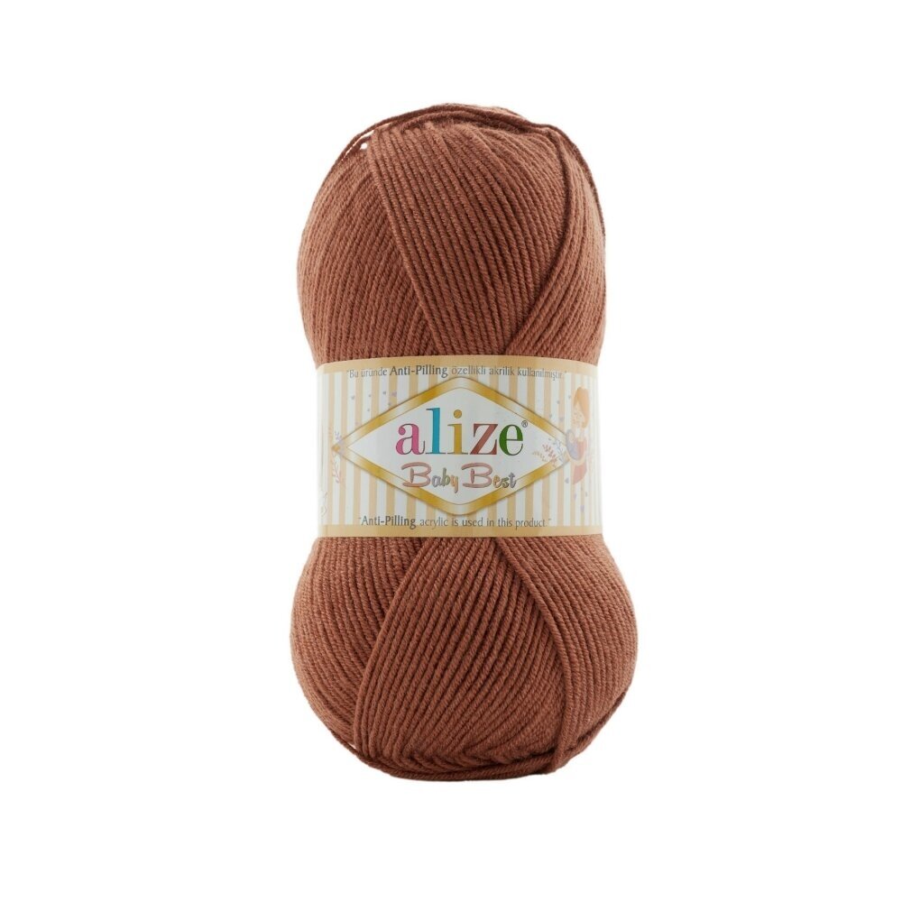 Alize Baby Best 572 Cinnamon – bamboo acrylic baby yarn