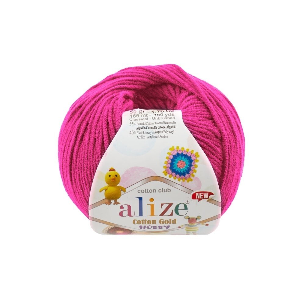 Alize Cotton Gold Hobby 149 Fuksijų – medvilnės ir akrilo siūlai