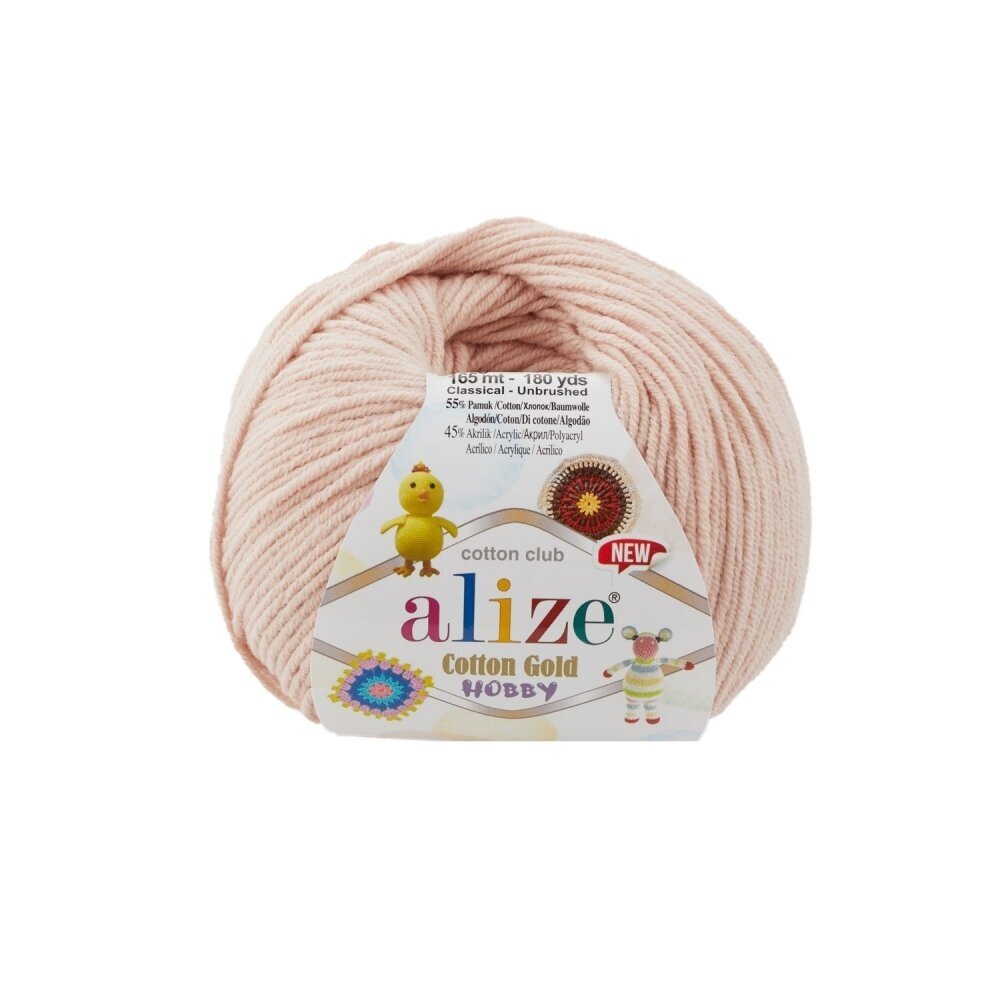 Alize Cotton Gold Hobby 161 Pudros – medvilnės ir akrilo siūlai