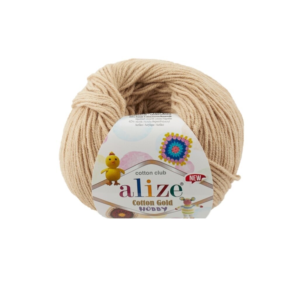 Alize Cotton Gold Hobby 262 Kavos su pienu – medvilnės ir akrilo siūlai