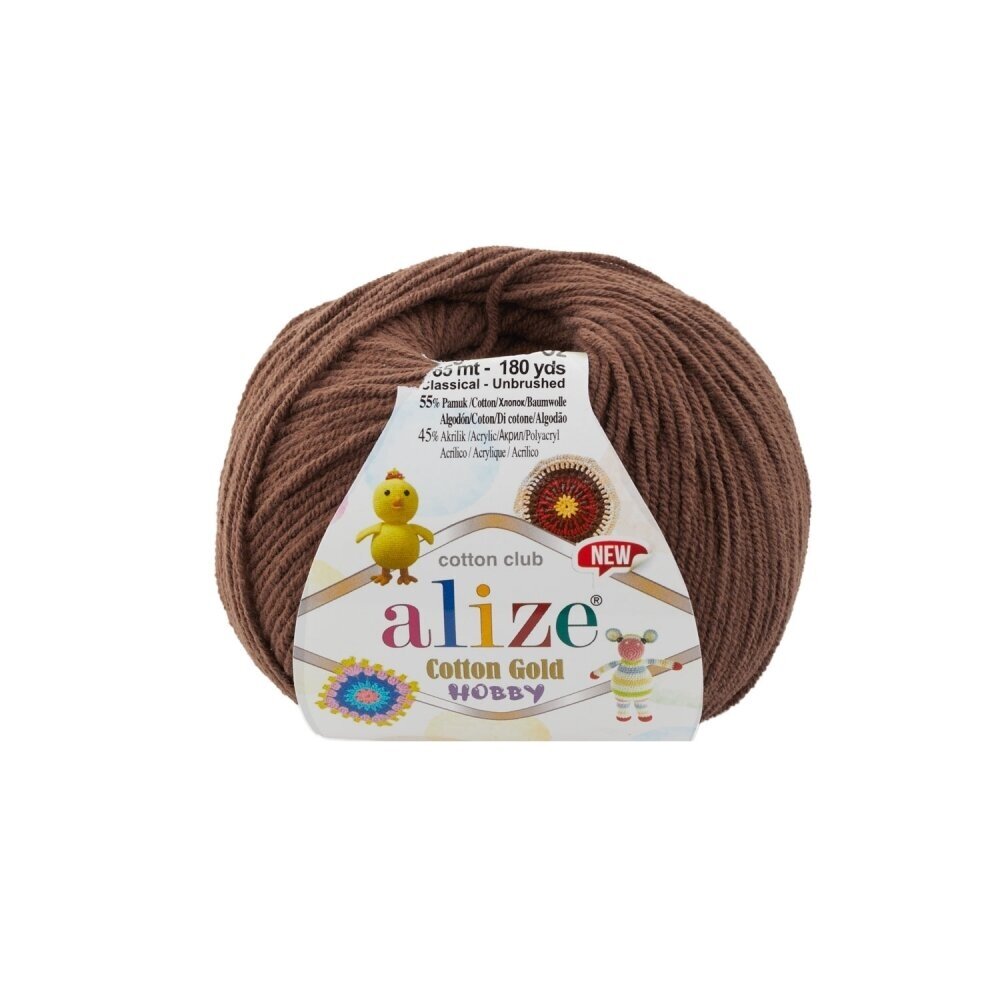 Alize Cotton Gold Hobby 493 Kakavos – medvilnės ir akrilo siūlai