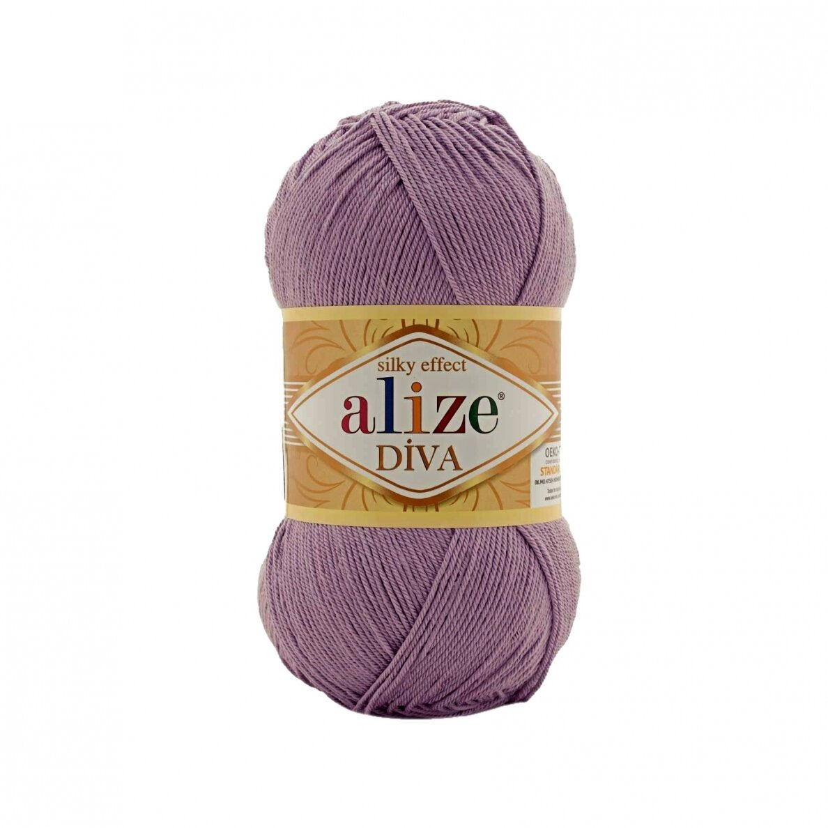 Alize Diva 896 Dark Rose – silky microfibre summer yarn