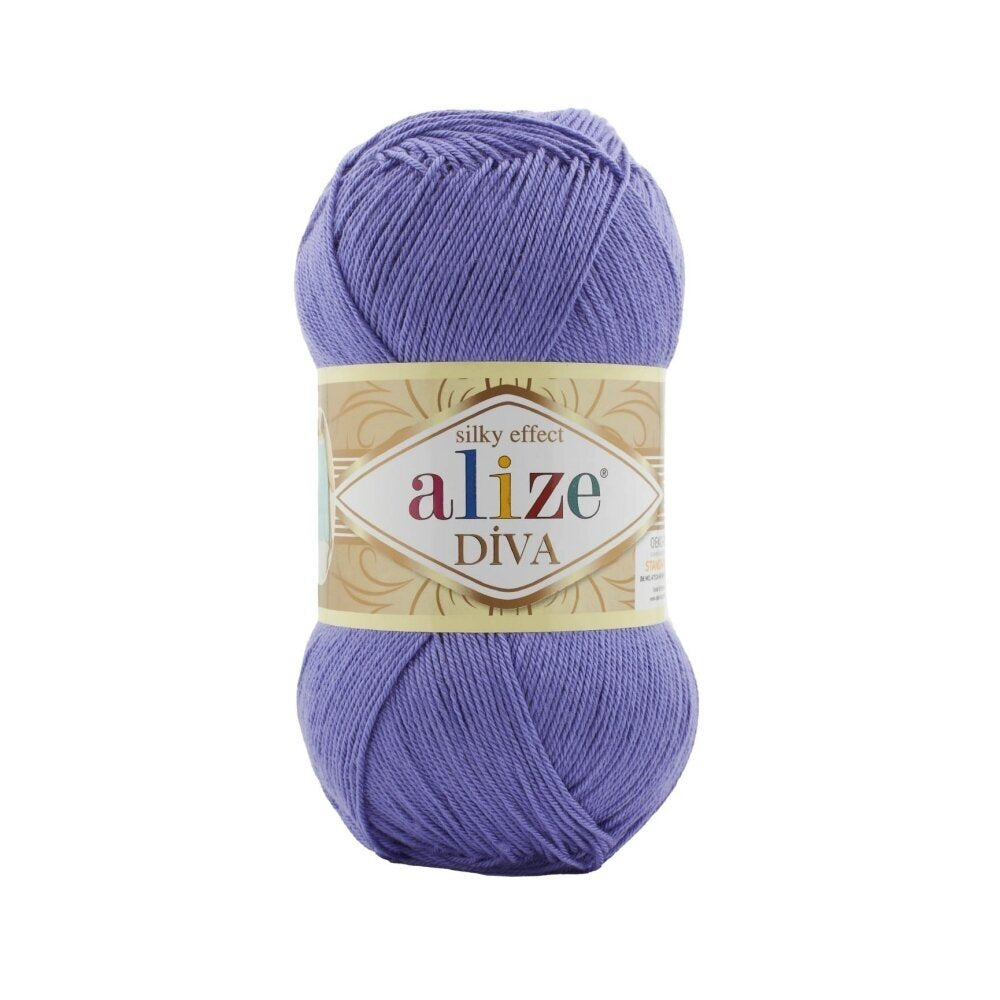 Alize Diva 851 Denim – silky microfibre summer yarn