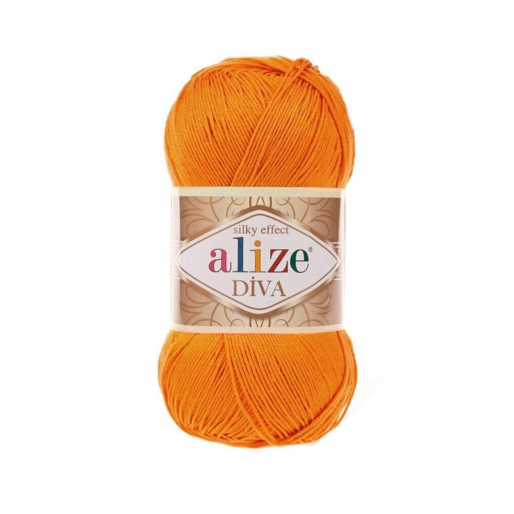 Alize Diva 120 Terracotta – silky microfibre summer yarn