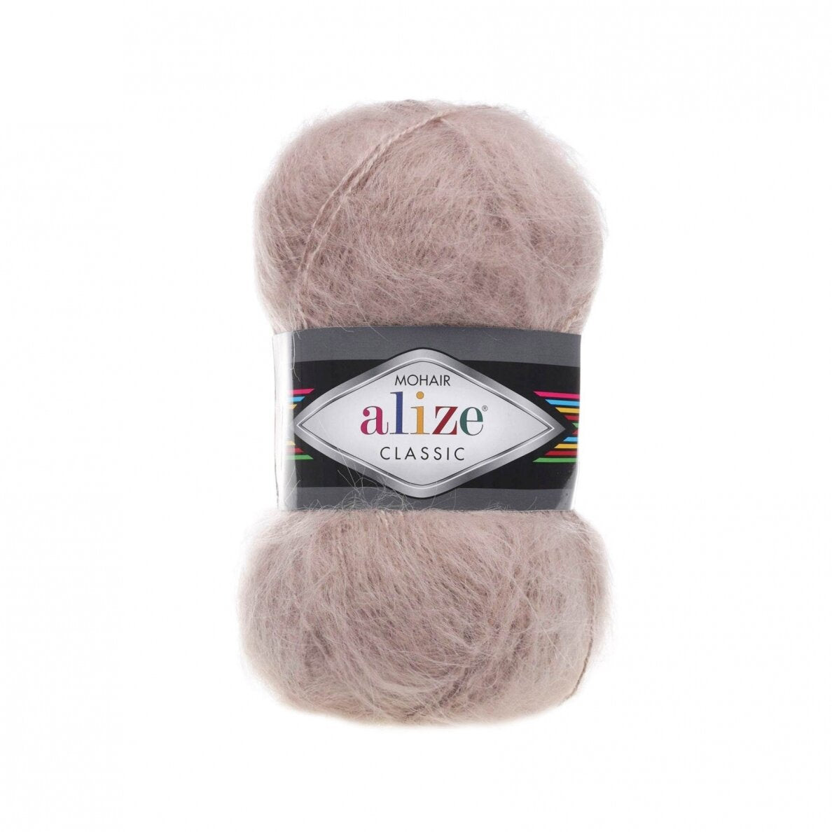 Alize Mohair Classic 406 Норковый – пряжа из акрила с мохером и шерстью