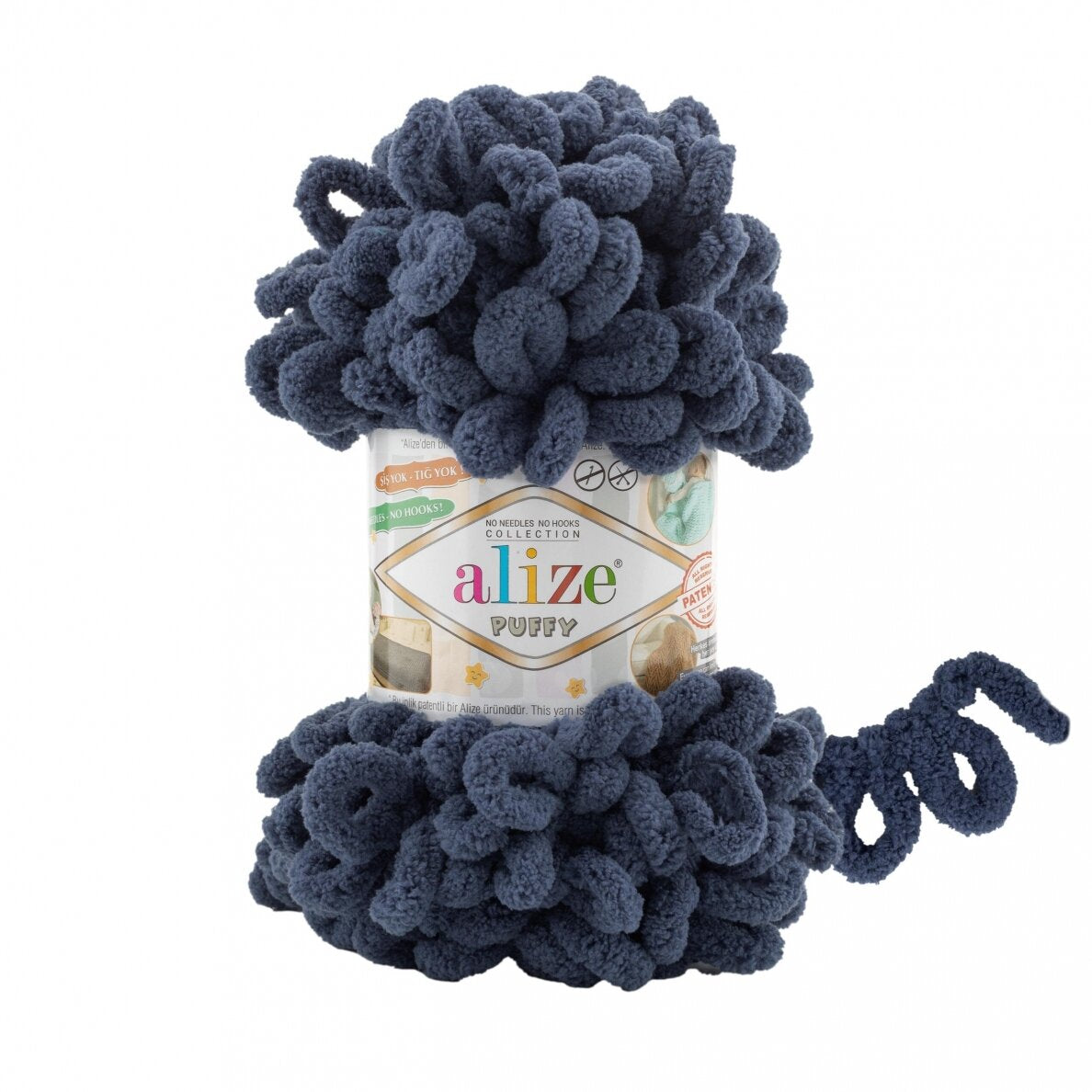 Alize Puffy 900 Mörk marinblå – loopgarn