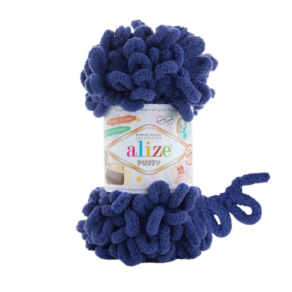 Alize Puffy 215 Marinblå – loopgarn