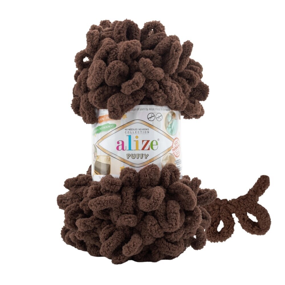 Alize Puffy 493 Brun – loopgarn