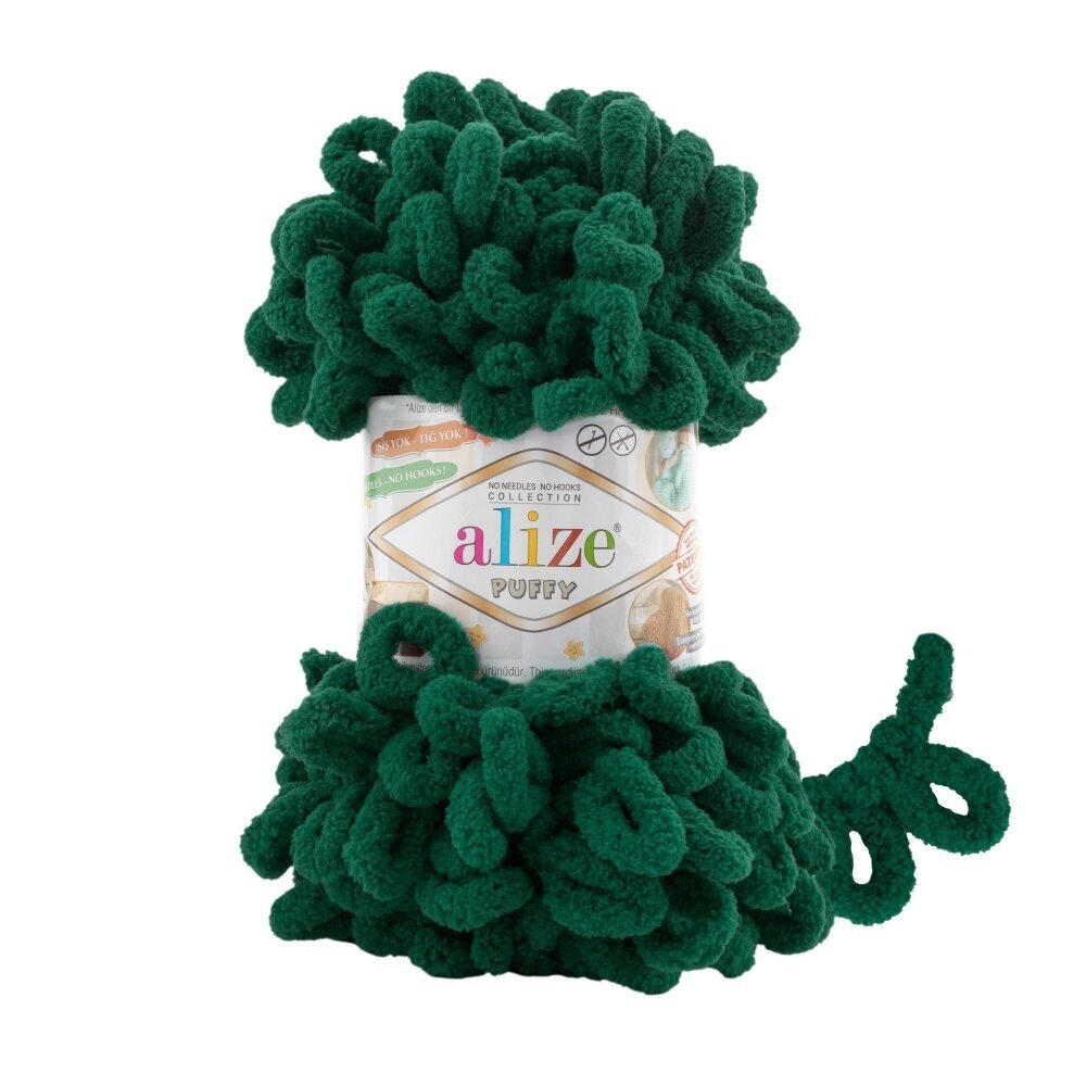Alize Puffy 30 Mörkgrön – loopgarn