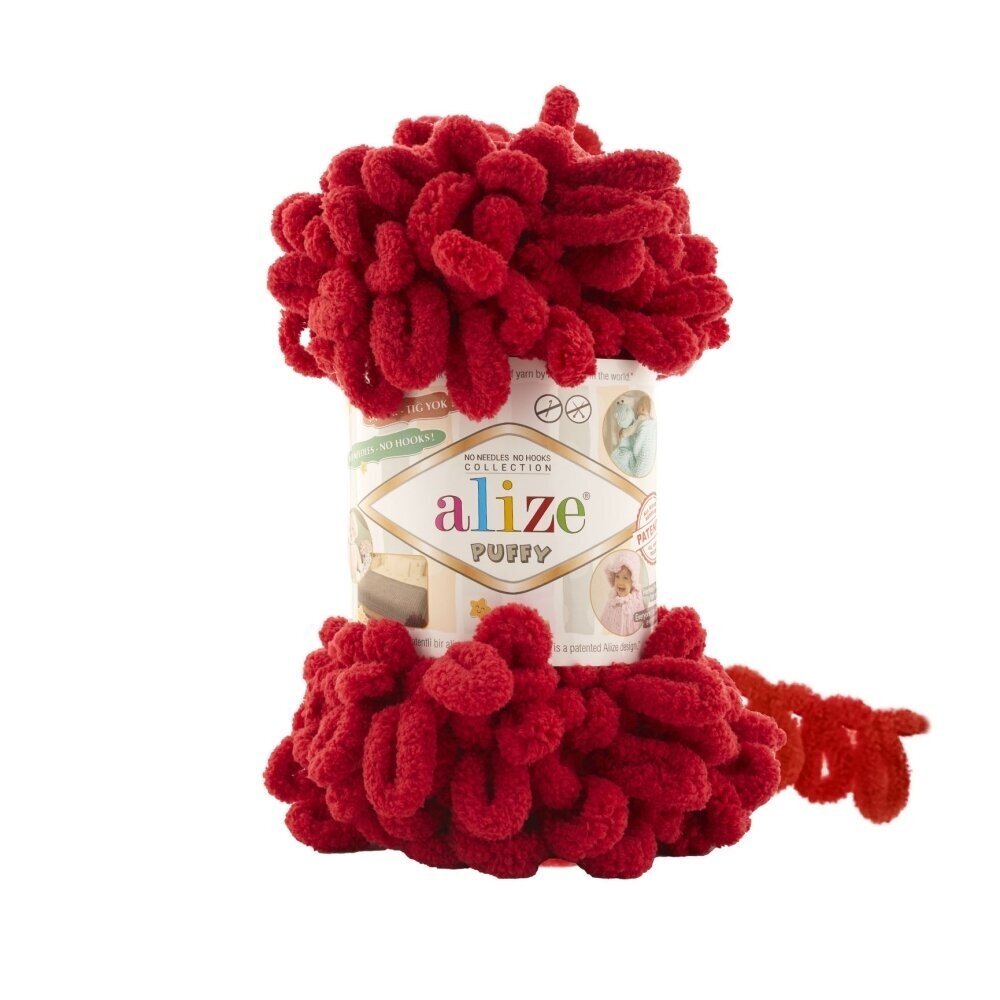 Alize Puffy 106 Röd – loopgarn
