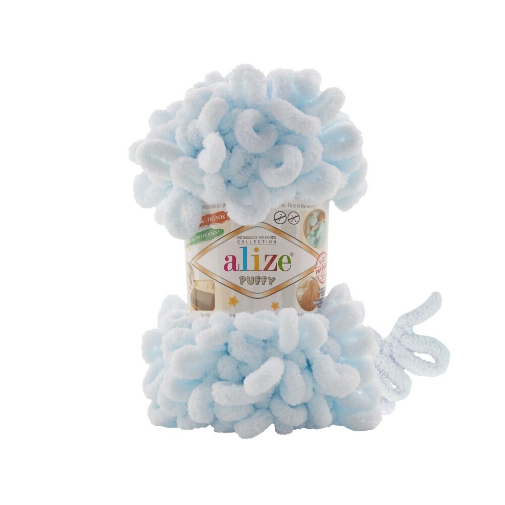Alize Puffy 730 Ljusgrå – loopgarn