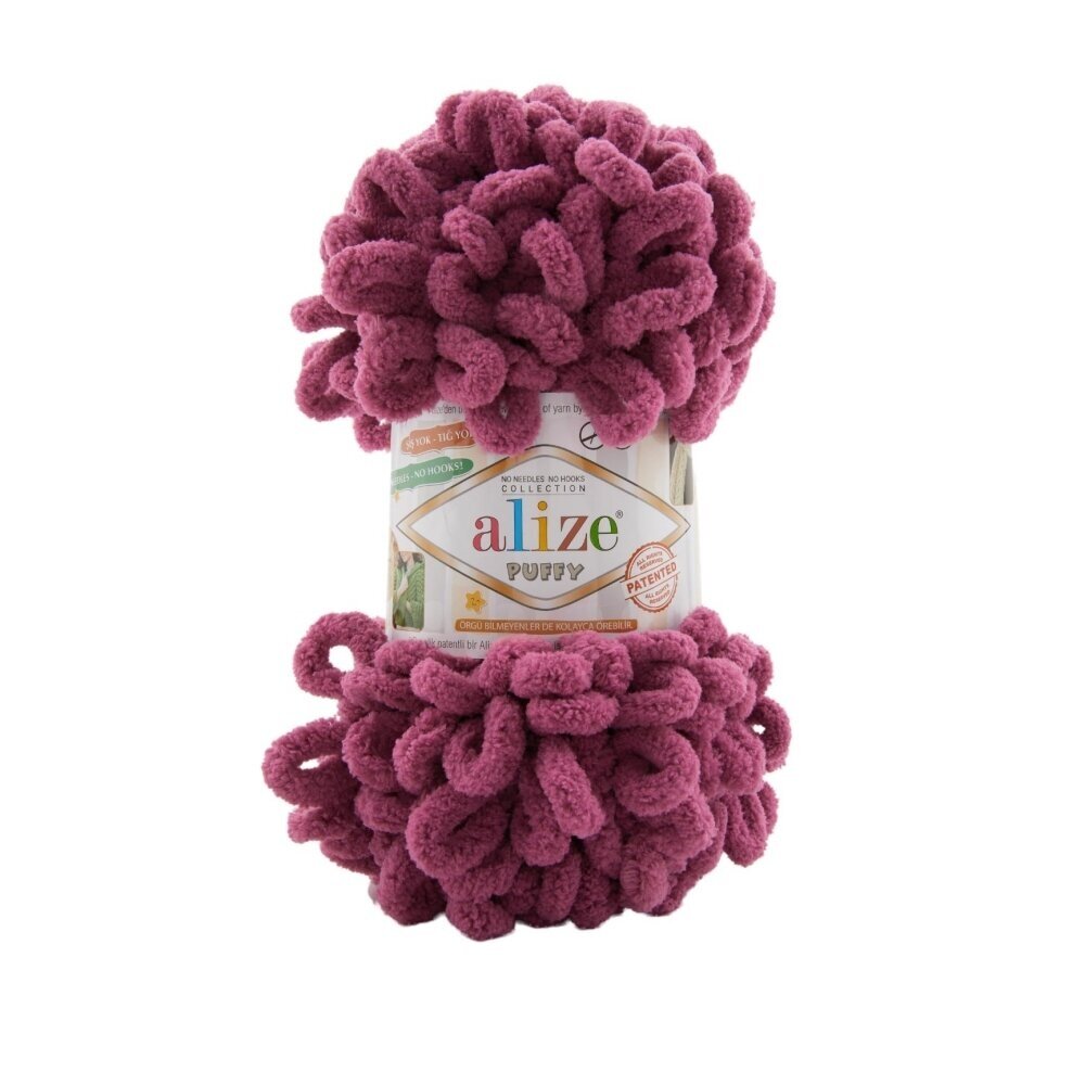 Alize Puffy 974 Plommon – loopgarn