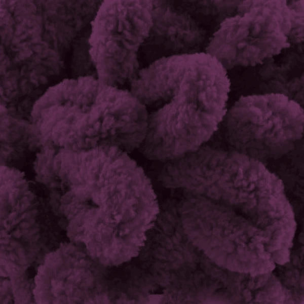Alize Puffy 111 Dark Plum – loop yarn