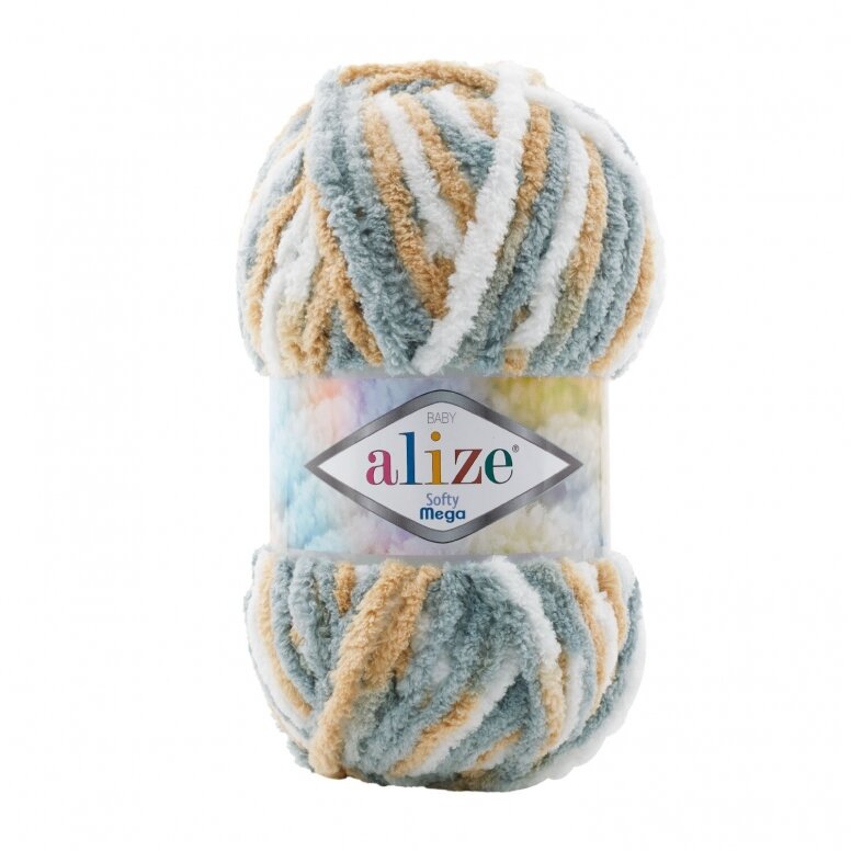 Alize Softy Mega 6395 Strand – grovt pälsgarn