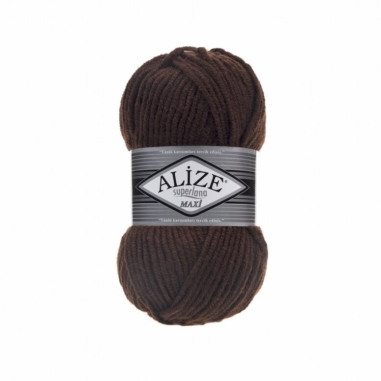 Alize Superlana Maxi 26 Ruda – stori siūlai su vilna