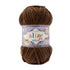Alize Velluto 493 Brun – grovt chenillegarn