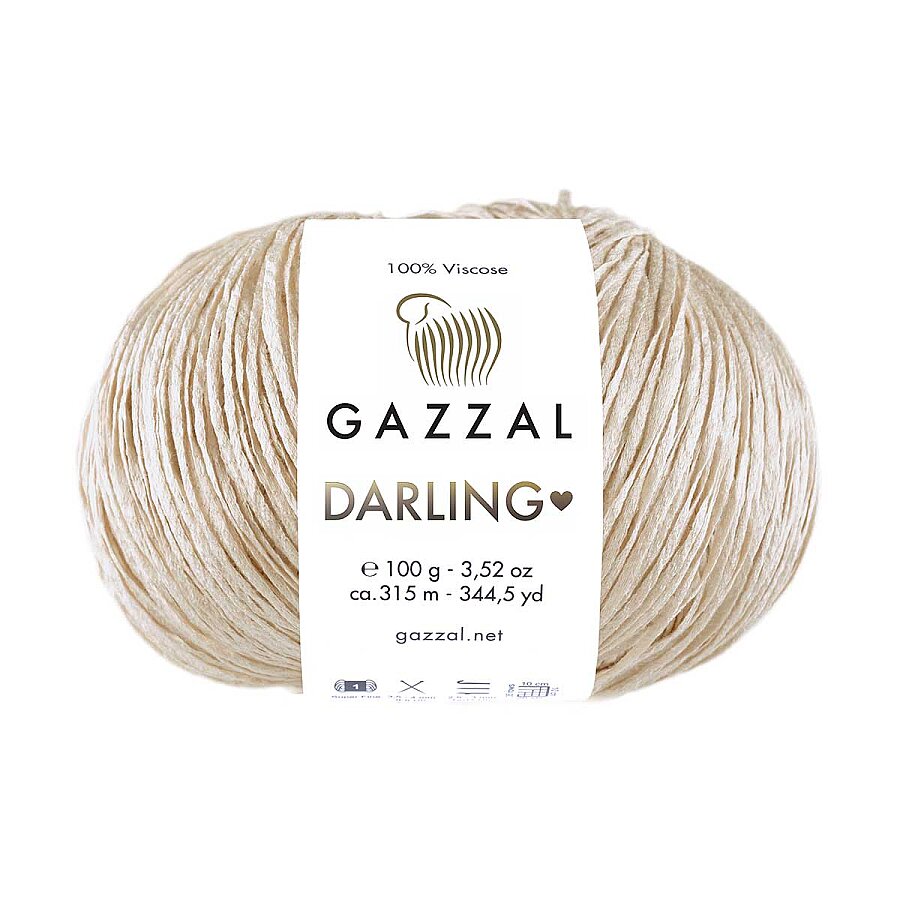 Gazzal Darling 562 Beige – viscose summer yarn