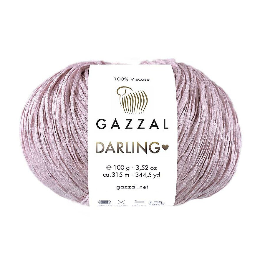 Gazzal Darling 565 Mauve – viscose summer yarn