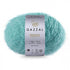 Gazzal Teddy 6558 Žalsvai žydra – buklė siūlai su merino vilna