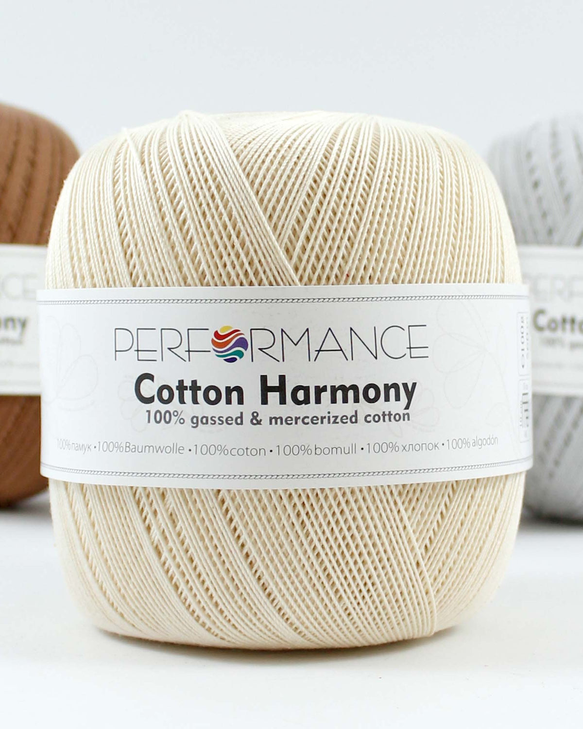 Performance Yarn Cotton Harmony 0302 – mercerised cotton crochet thread