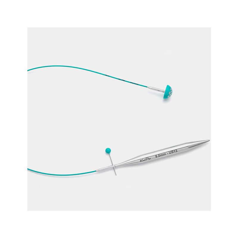 KnitPro Mindful Collection Interchangeable Cables (Teal)