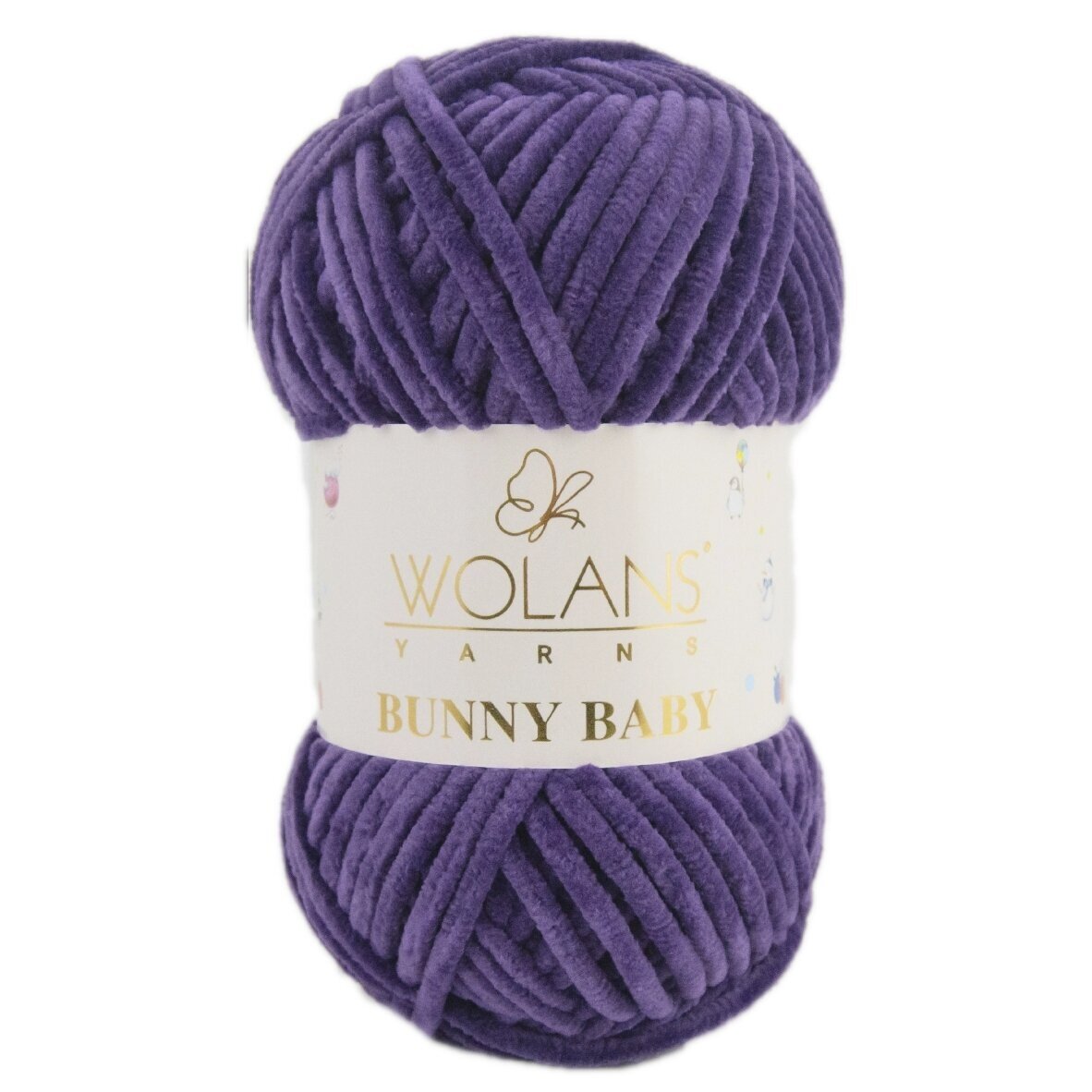 Wolans Bunny Baby 100-16 Purpur – chenillegarn