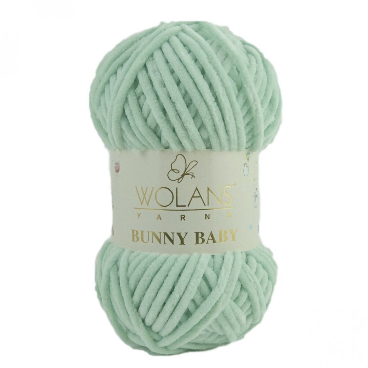 Wolans Bunny Baby 100-23 Salvia – chenillegarn