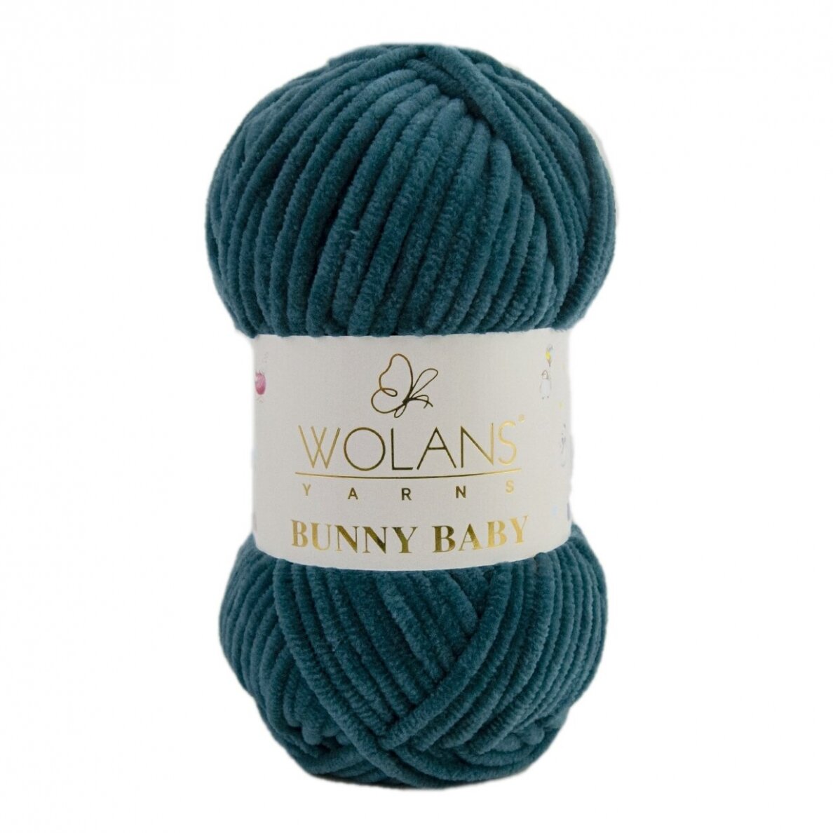 Wolans Bunny Baby 100-63 Petrol – chenillegarn