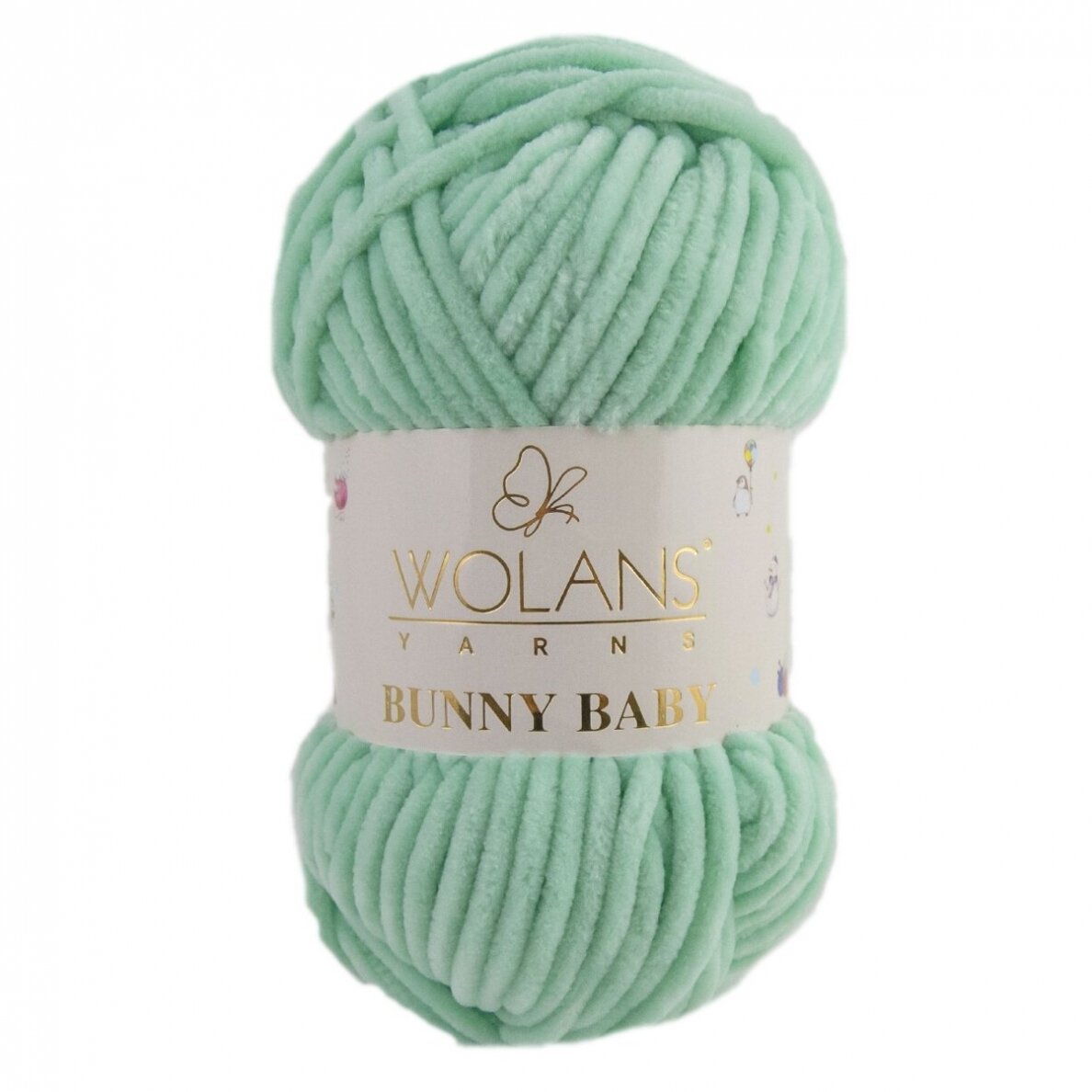 Wolans Bunny Baby 100-57 Mint – chenillegarn