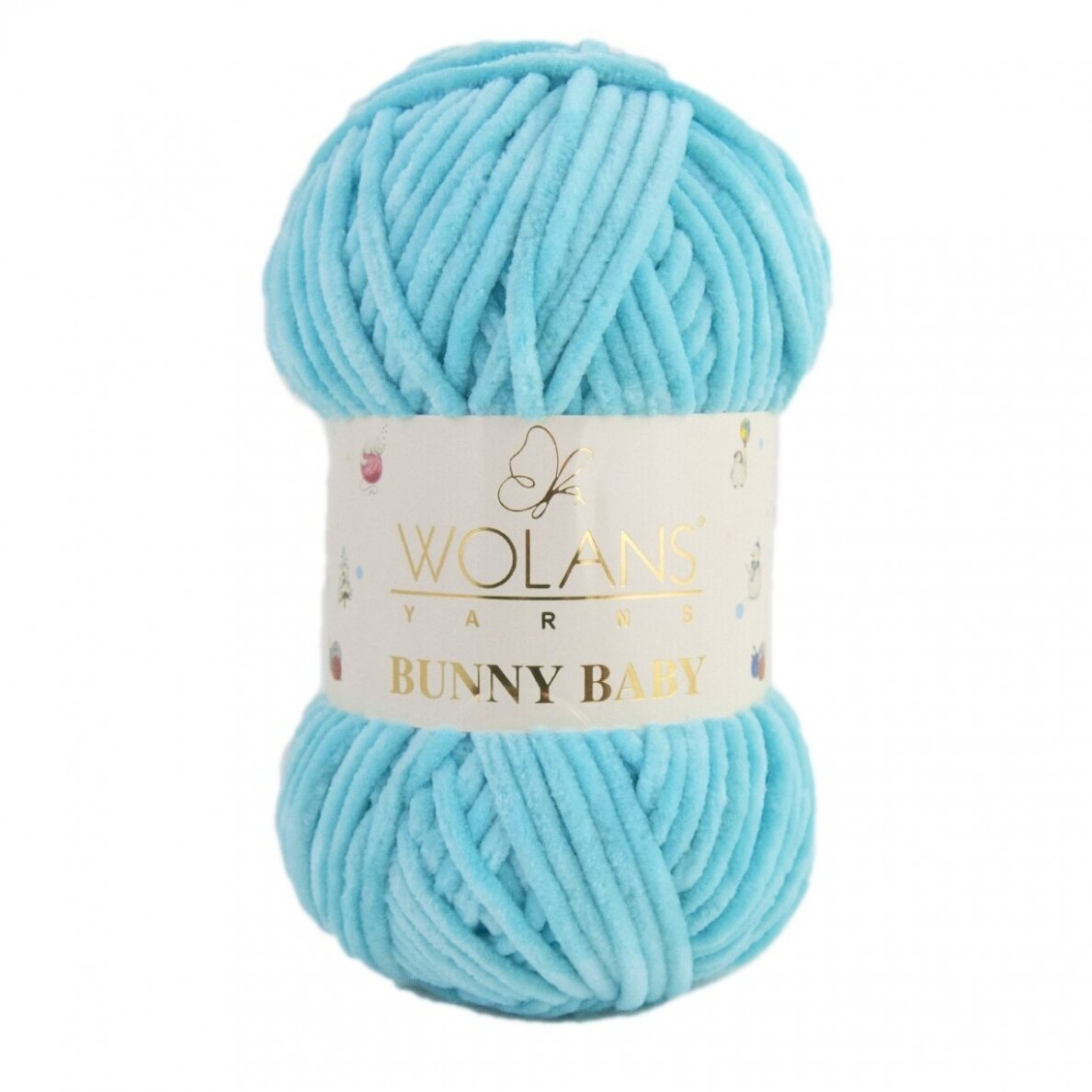 Wolans Bunny Baby 100-13 Aqua – chenillegarn