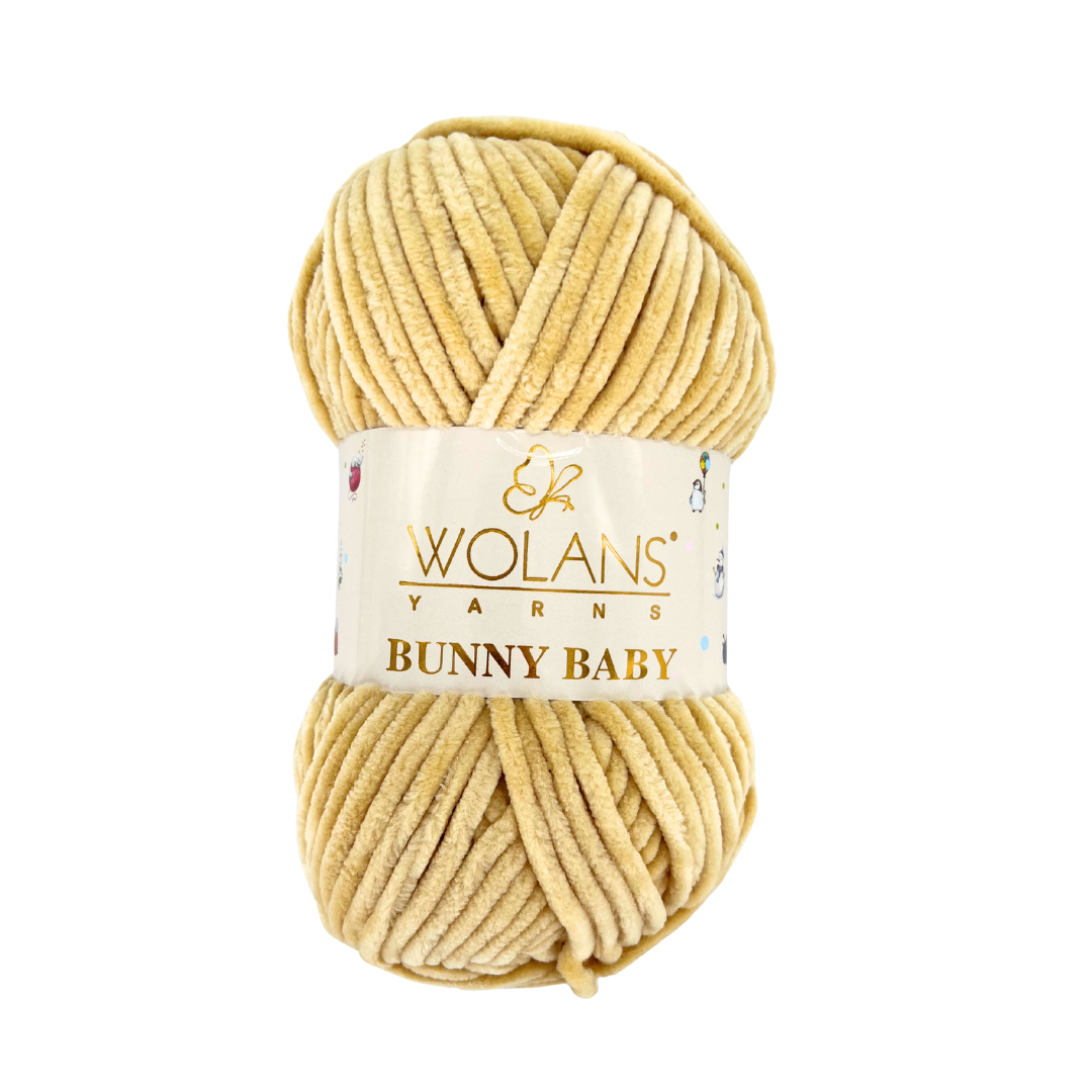Wolans Bunny Baby 100-80 Sand – chenillegarn