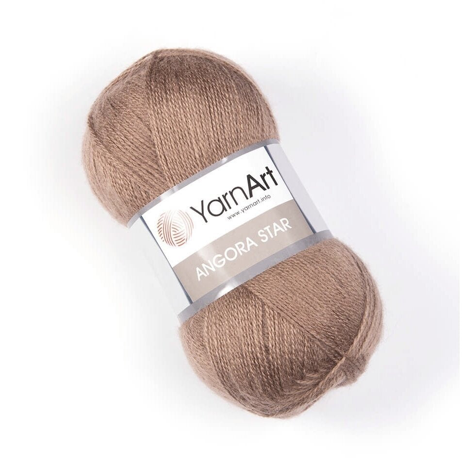 YarnArt Angora Star 514 Beige scuro – filato soffice acrilico e lana