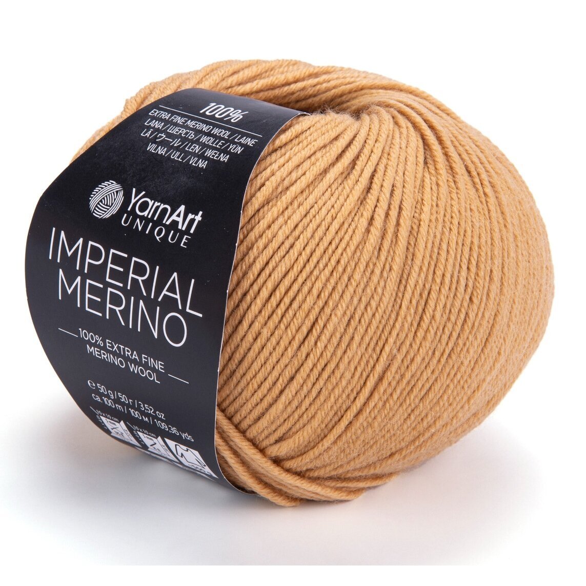 YarnArt Imperial Merino 3308 Cammello – filato merino extra fine