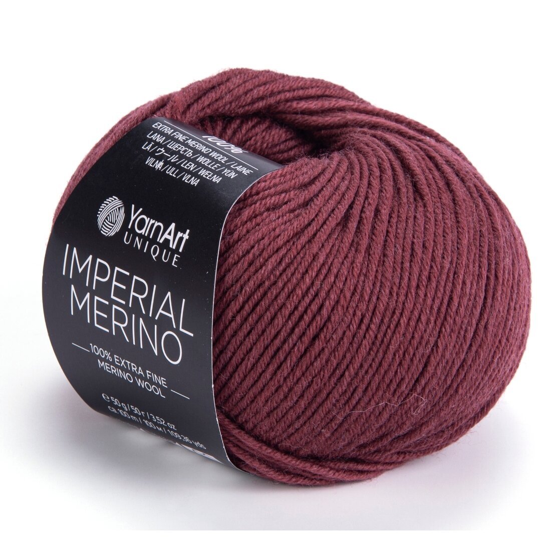 YarnArt Imperial Merino 3312 Prugna – filato merino extra fine