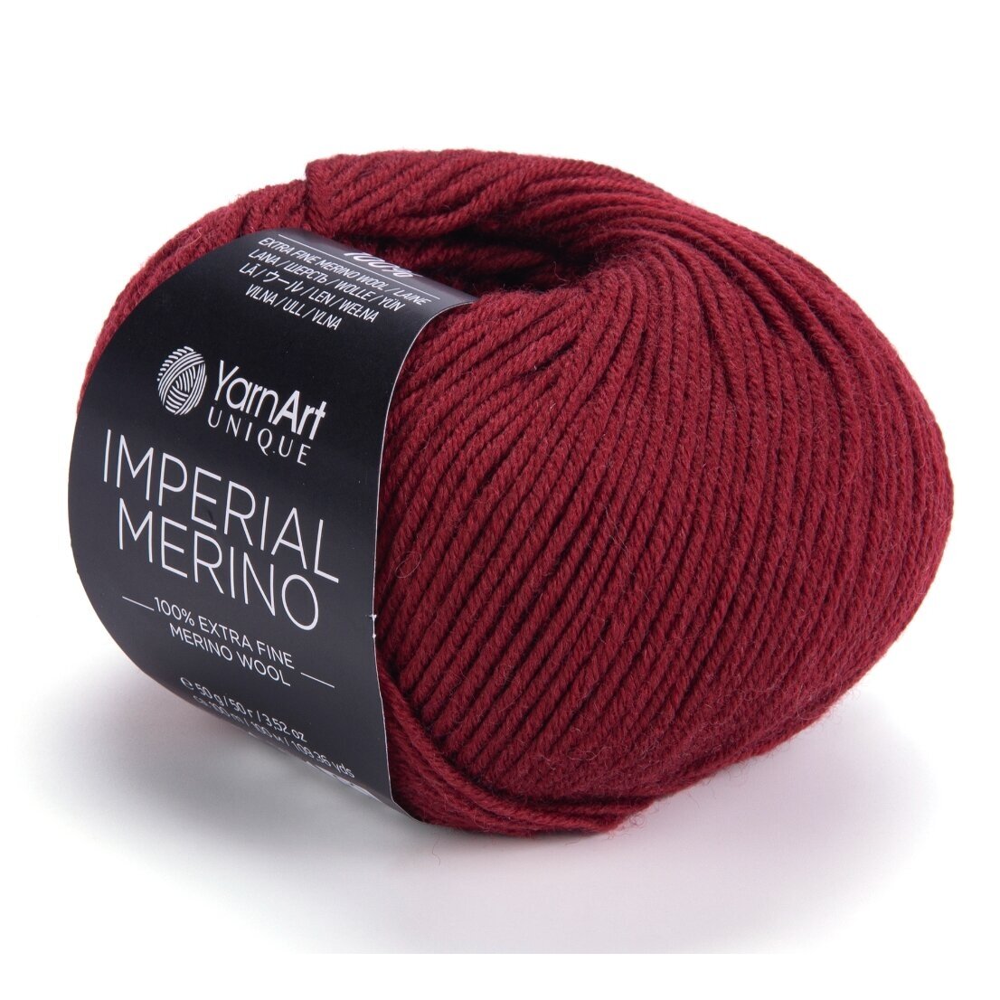 YarnArt Imperial Merino 3344 Bordeaux – filato merino extra fine
