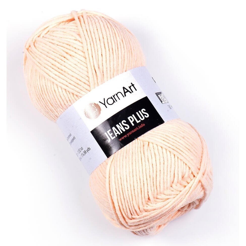 YarnArt Jeans Plus 73 Nude – thick cotton acrylic yarn