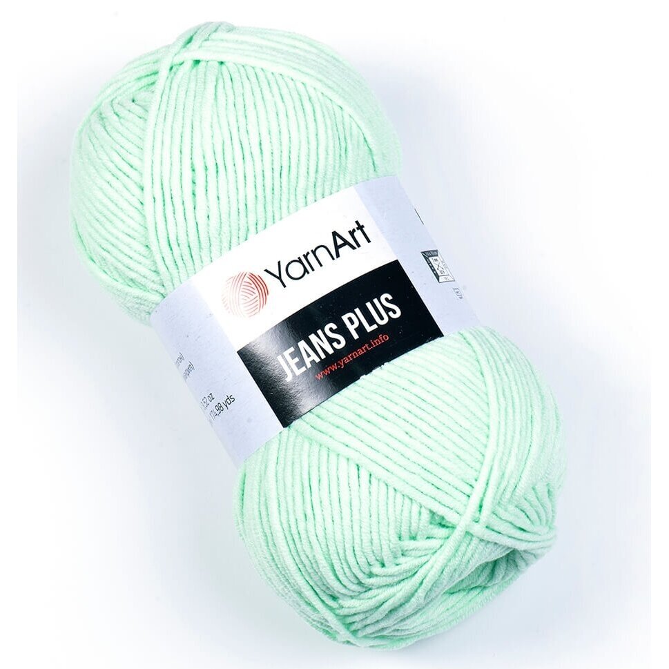 YarnArt Jeans Plus 79 Seafoam – thick cotton acrylic yarn