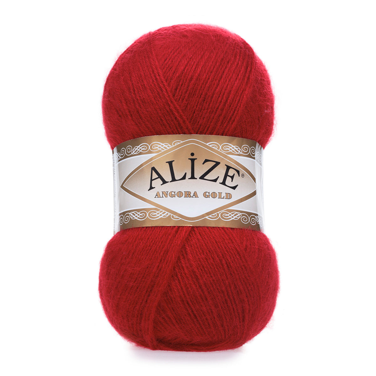 Alize Angora Gold 106 Rouge – fil laine et acrylique aspect mohair