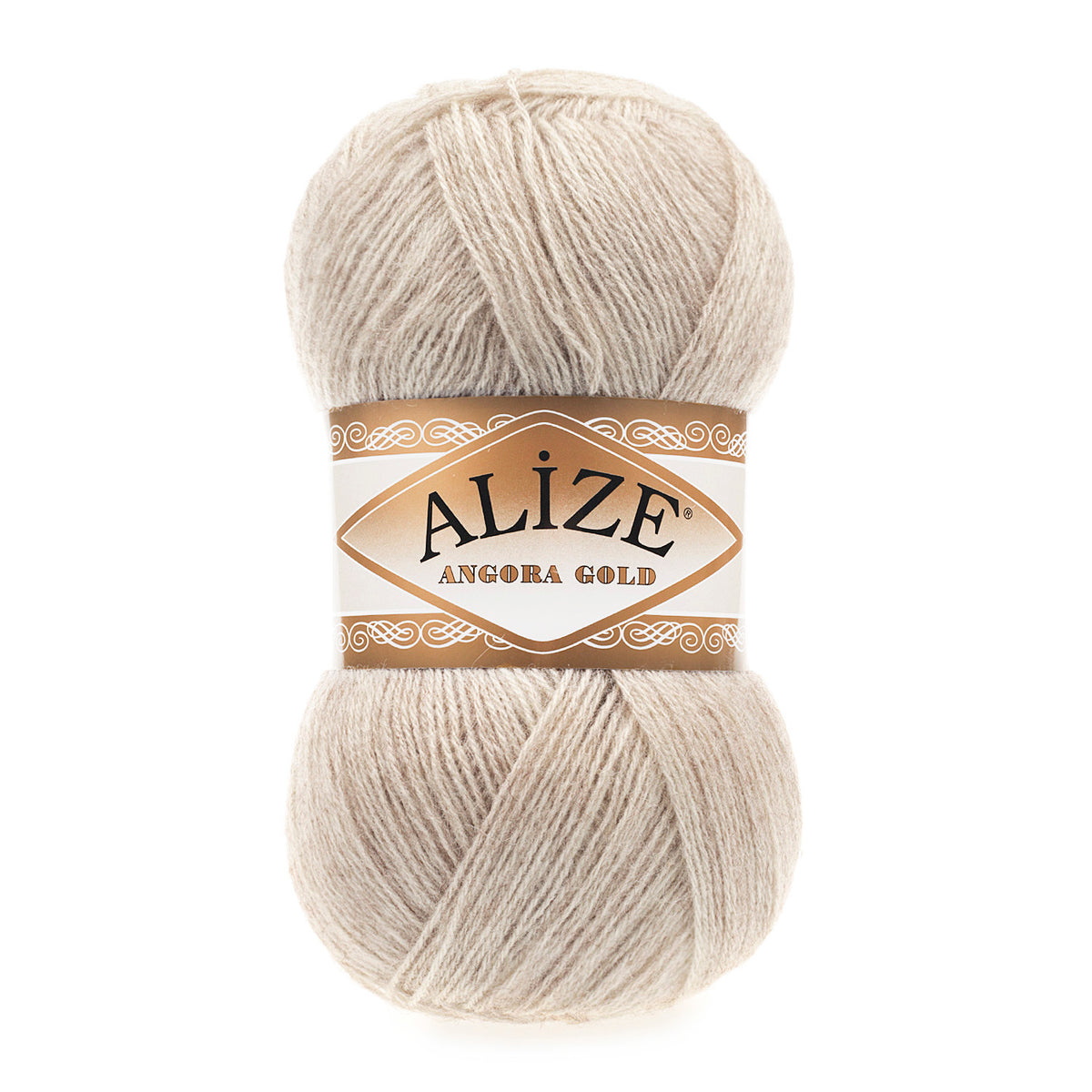 Alize Angora Gold 152 Beige chiné – fil laine et acrylique aspect mohair