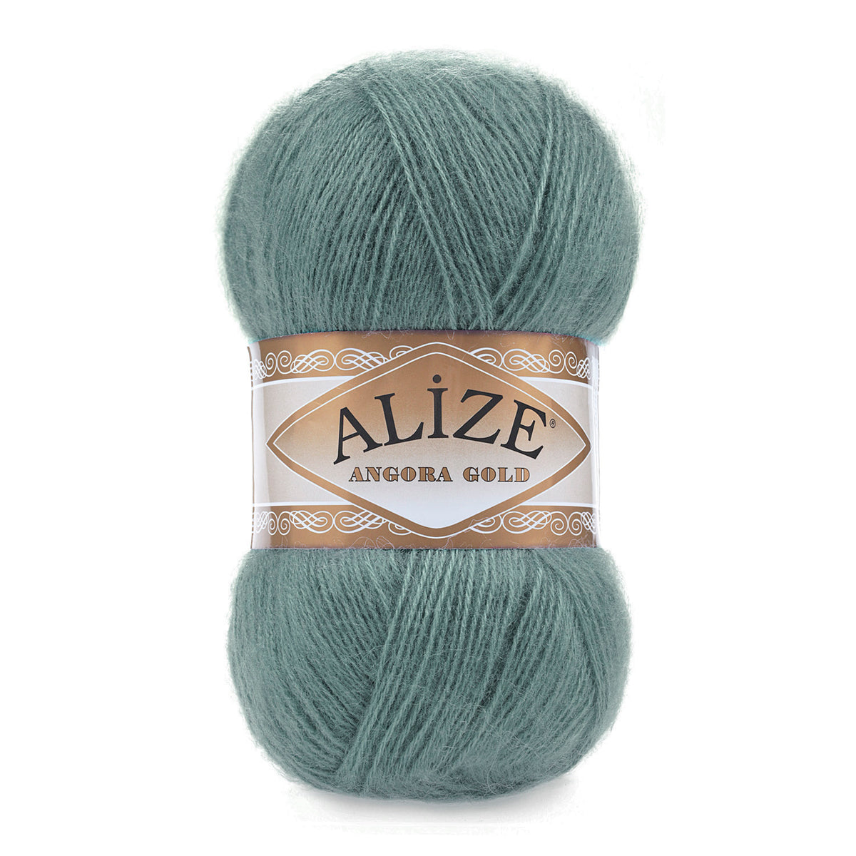 Alize Angora Gold 164 Bleu canard – fil laine et acrylique aspect mohair