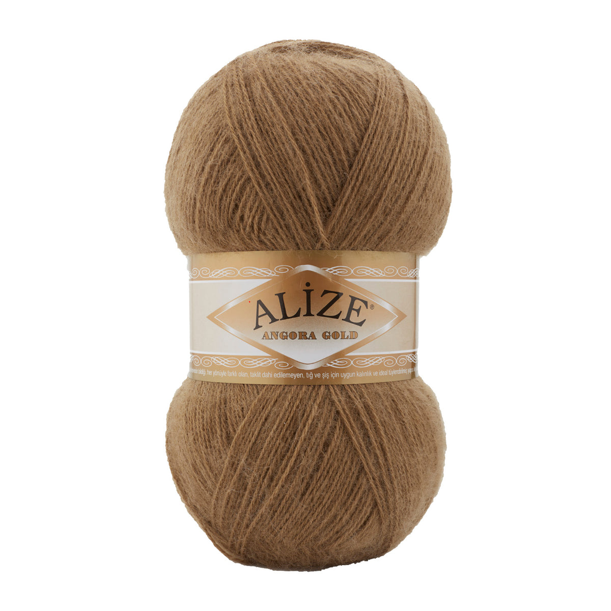 Alize Angora Gold 466 Noyer – fil laine et acrylique aspect mohair