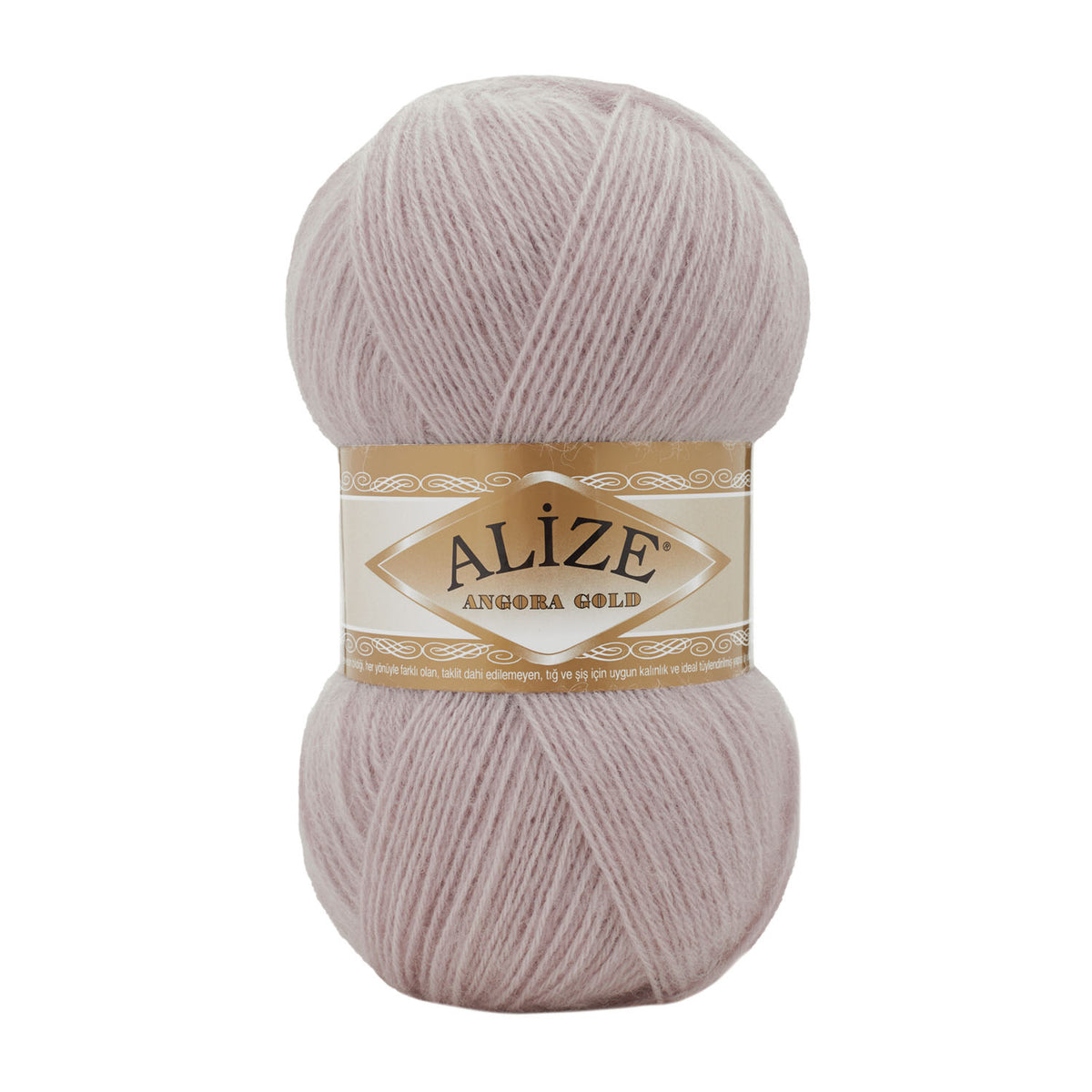 Alize Angora Gold 528 Mauve – fil laine et acrylique aspect mohair